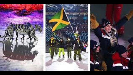 Segree Carries Jamaica's Flag At Winter Olympics Opening Ceremony RJR