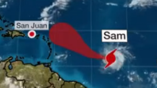 Sam Rnjr Northern Leeward Islands Monitoring Hurricane Sam | RJR News - Jamaican ...