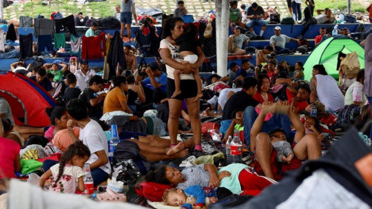 Migrant Caravan Heading Through Mexico To US Grows In Numbers