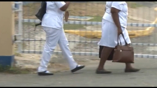 Nurses at several hospitals call in sick